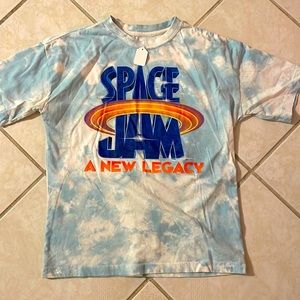 Worn Space Jam A New Legacy T-shirt. Tag is washed out. Looks like a small.
